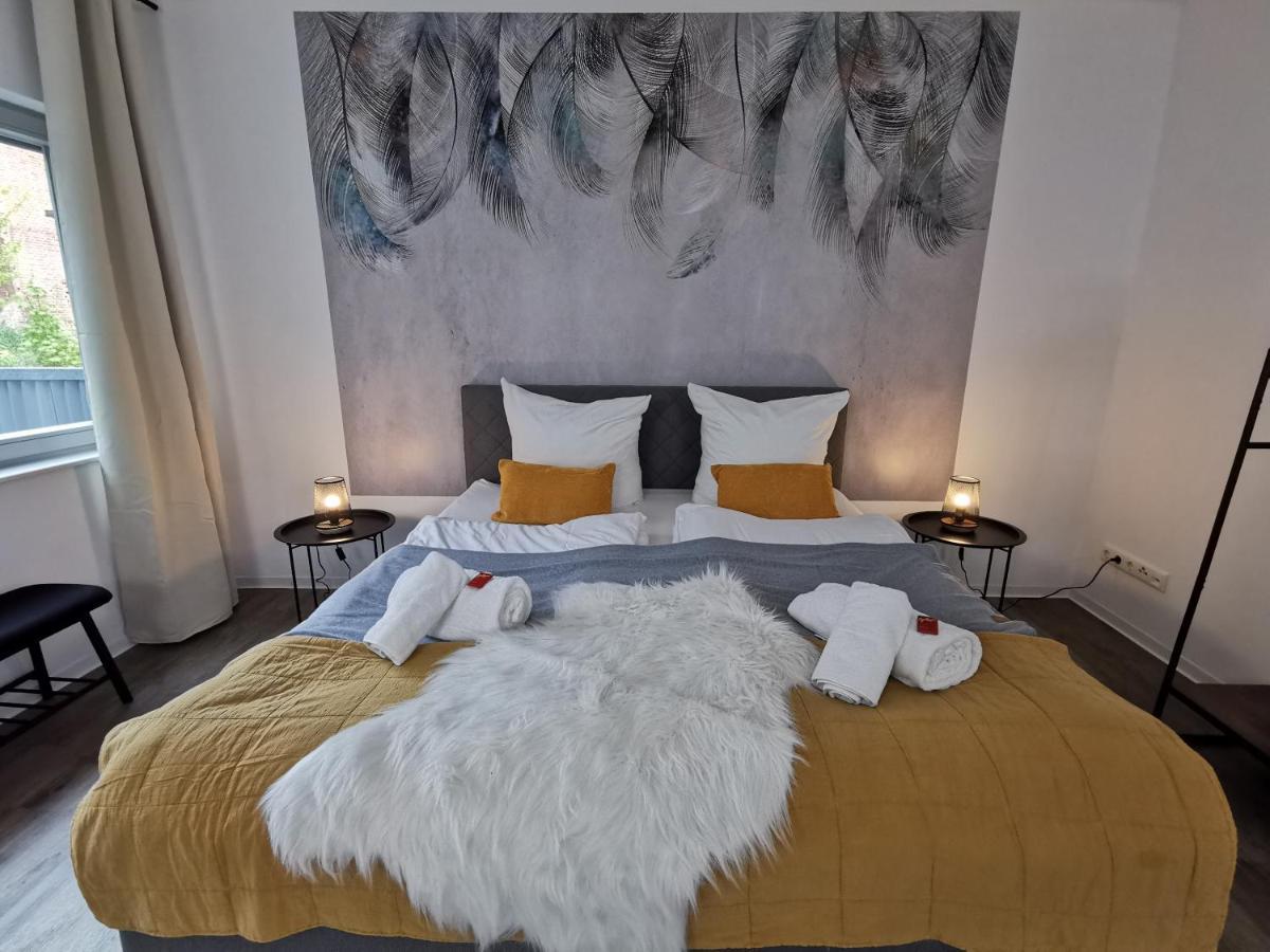 Bohnapartments - Town House Am Stadtpark - Gratis Parkplatz - Wlan Erfurt Exterior photo